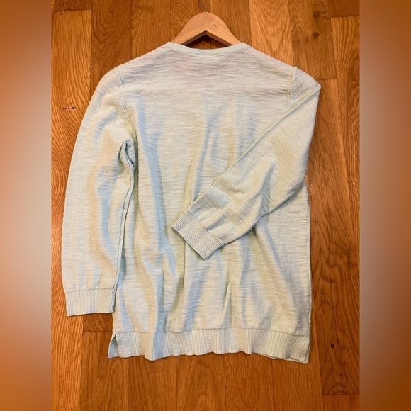 Loft mint green lightweight cotton cardigan. (More mint than picture sug… - Picture 2 of 4